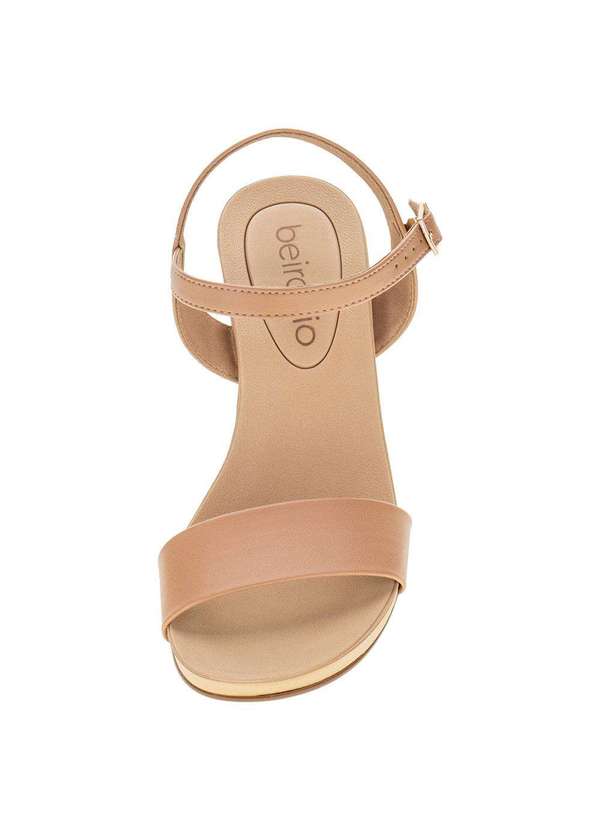 Beira Rio - Sandália Feminina Anabela Beira Rio - 8515101 - Salmão 5