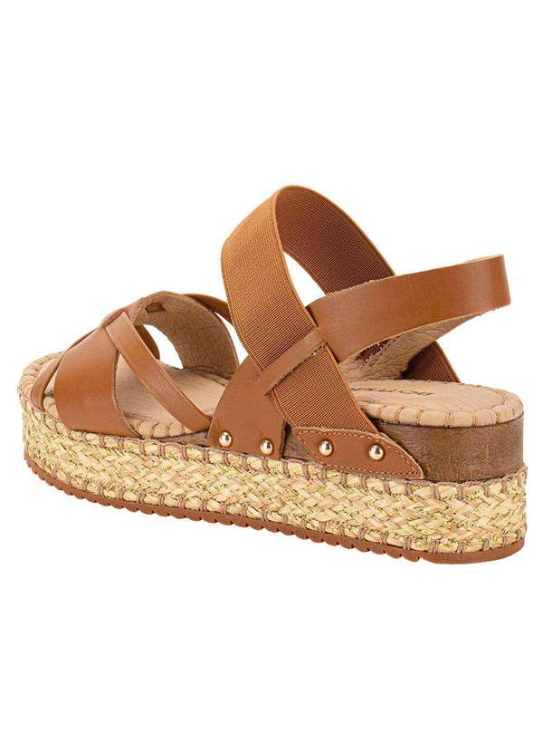 Bottero - Sandália Feminina Anabela Bottero 364202 - Caramelo 3