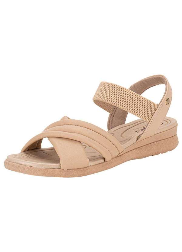Campesi - Sandália Feminina Anabela Campesi Cp641 - Bege
