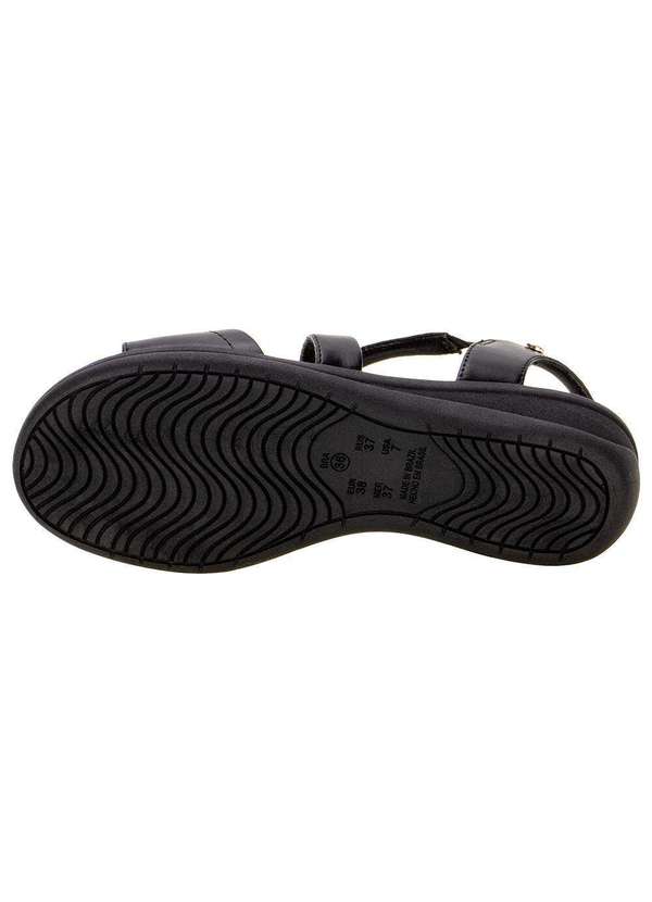 Comfortflex - Sandália Feminina Anabela Comfortflex - 2388404 - Preto 4