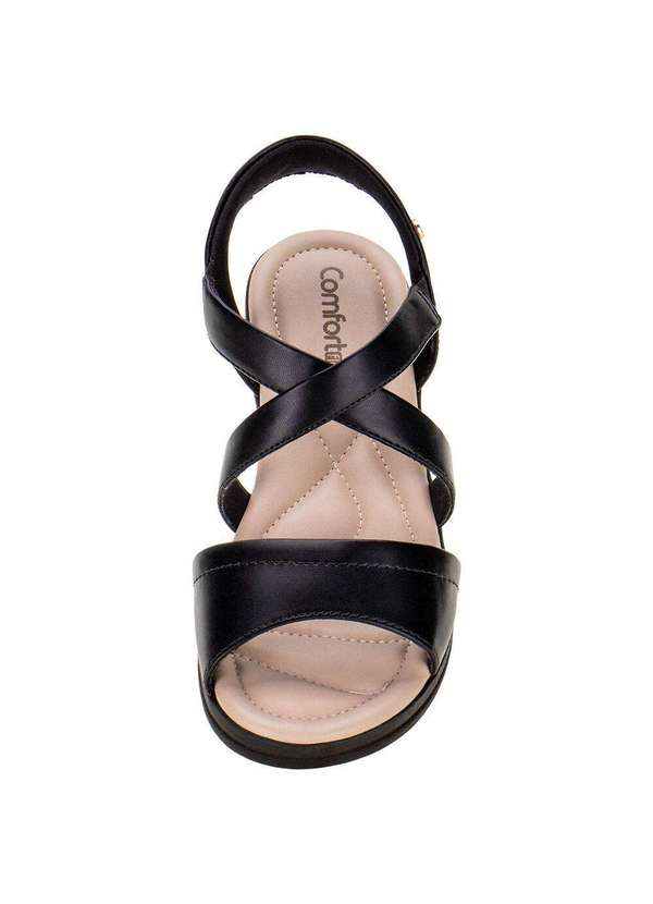 Comfortflex - Sandália Feminina Anabela Comfortflex - 2388404 - Preto 5