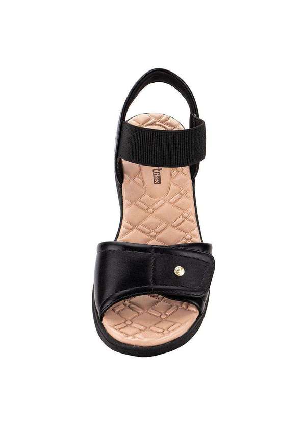 Comfortflex - Sandália Feminina Anabela Comfortflex 2486403 - Preto 5