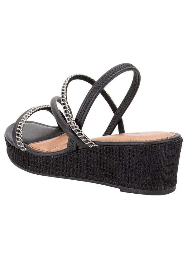 Dakota - Sandália Feminina Anabela Dakota Y8321 - Preto 3