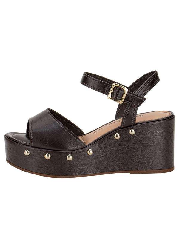 Dakota - Sandália Feminina Anabela Dakota Y9542 - Café 2