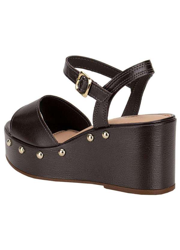 Dakota - Sandália Feminina Anabela Dakota Y9542 - Café 3