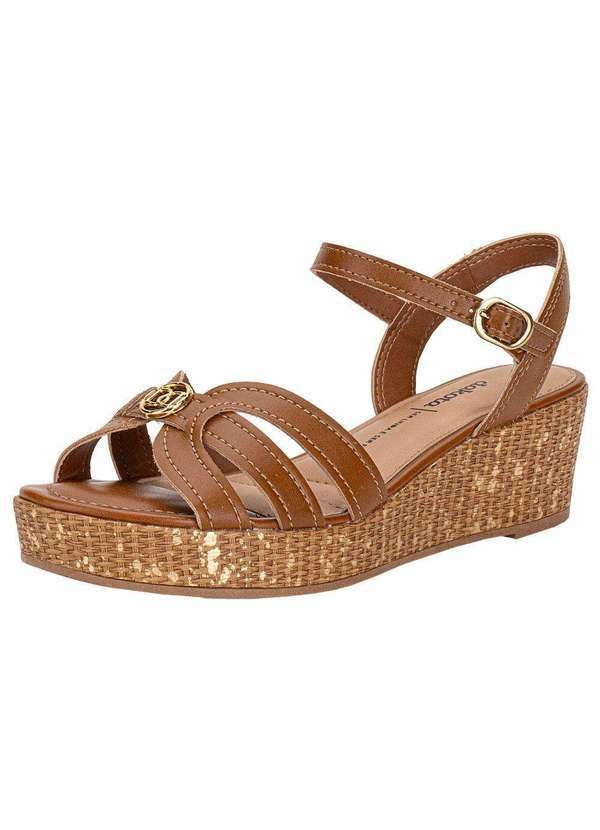 Dakota - Sandália Feminina Anabela Dakota Y9811 - Caramelo