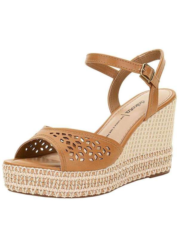 Dakota - Sandália Feminina Anabela Dakota Y9872 - Camel