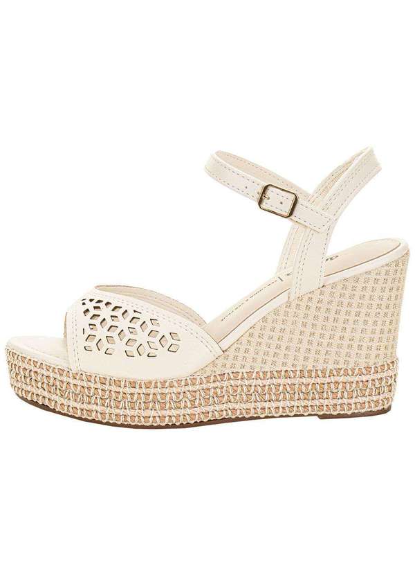 Dakota - Sandália Feminina Anabela Dakota Y9872 - Marfim 2