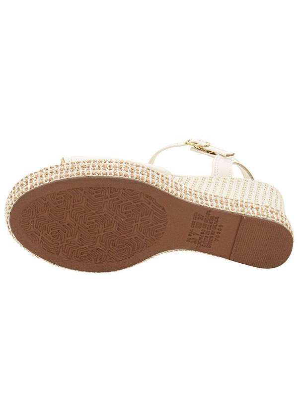 Dakota - Sandália Feminina Anabela Dakota Y9872 - Marfim 4