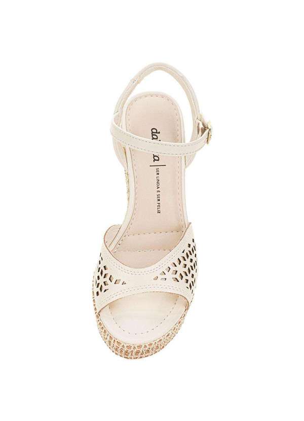 Dakota - Sandália Feminina Anabela Dakota Y9872 - Marfim 5