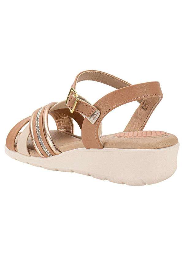 Modare - Sandália Feminina Anabela Modare 7190102 - Salmão 3