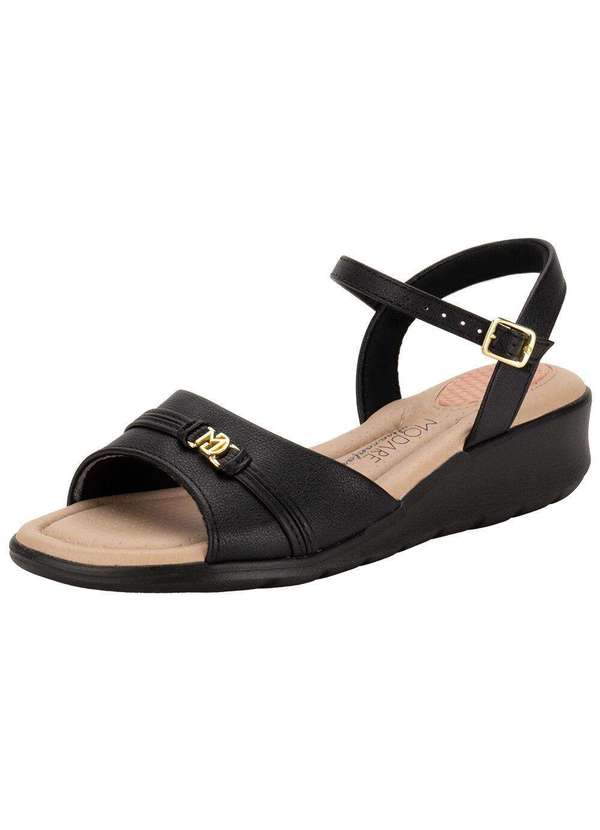 Modare - Sandália Feminina Anabela Modare 7190104 - Preto