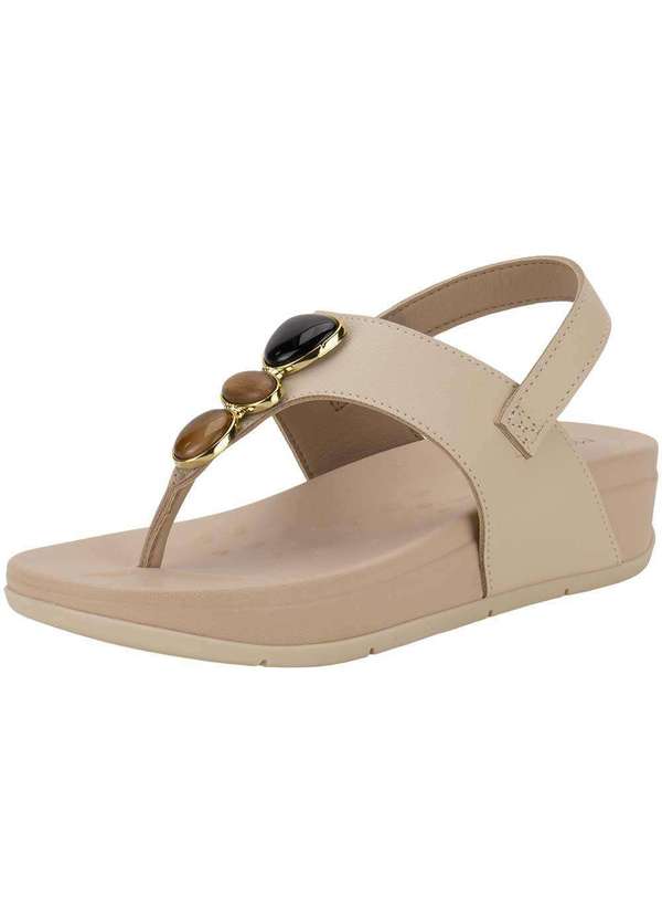 Modare - Sandália Feminina Anabela Modare 7207102 - Natural