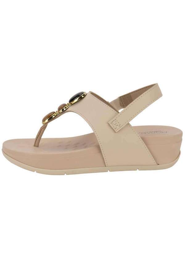 Modare - Sandália Feminina Anabela Modare 7207102 - Natural 2