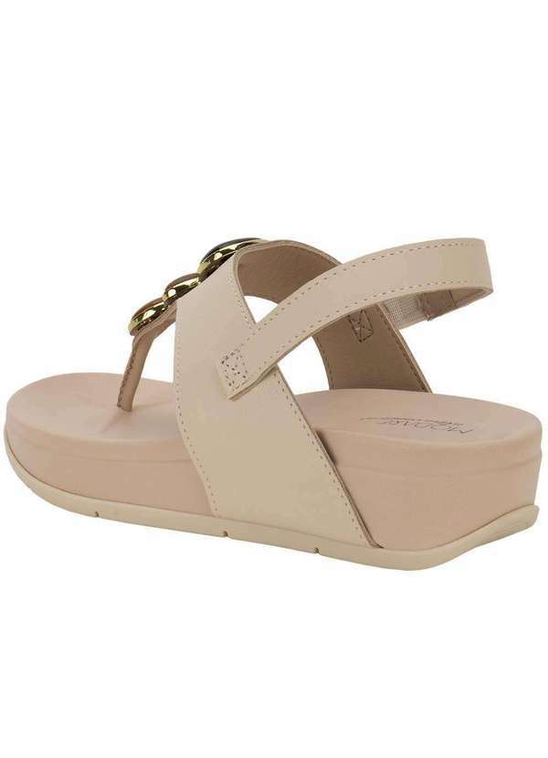 Modare - Sandália Feminina Anabela Modare 7207102 - Natural 3