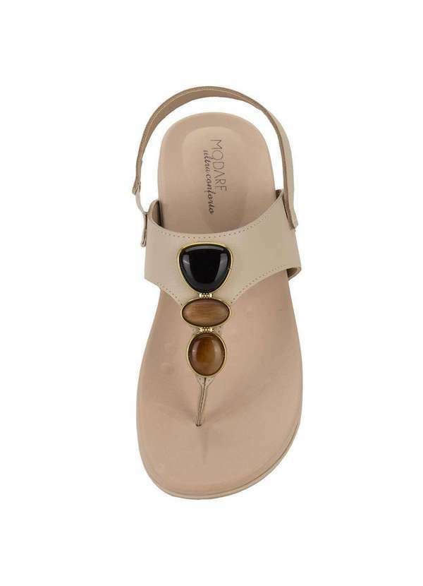 Modare - Sandália Feminina Anabela Modare 7207102 - Natural 5