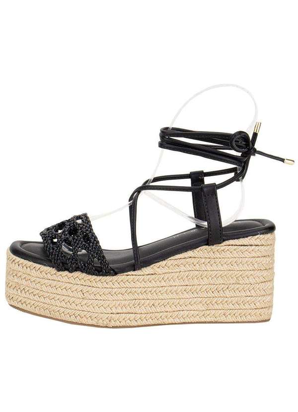 Ramarim - Sandália Feminina Anabela Ramarim 2536204 - Preto 3