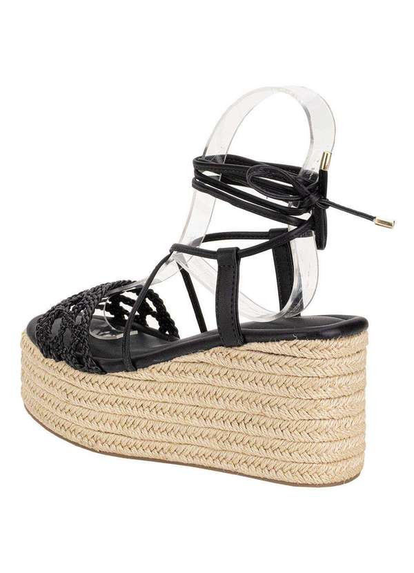 Ramarim - Sandália Feminina Anabela Ramarim 2536204 - Preto 4