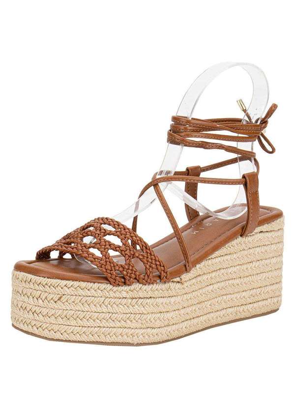 Ramarim - Sandália Feminina Anabela Ramarim 2536204 - Camel