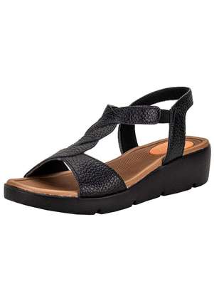 Sandália Feminina Anabela Usaflex Al43013 - USAFLEX