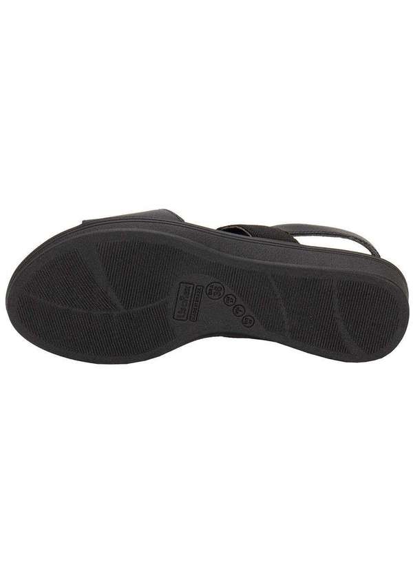 Usaflex - Sandália Feminina Anabela Usaflex Ud04008 Preto 4