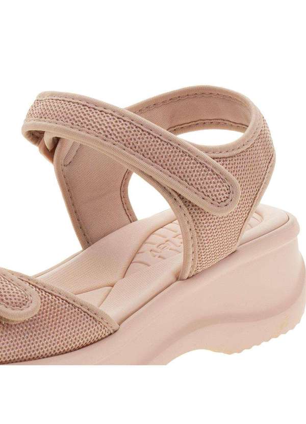 Sandália Feminina Anabela Vera Soft Therapy Azaleia 18451 Rosa
