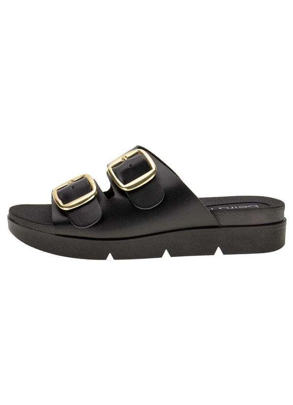 Beira Rio - Sandália Feminina Conforto Beira Rio 8387535 - Preto 2