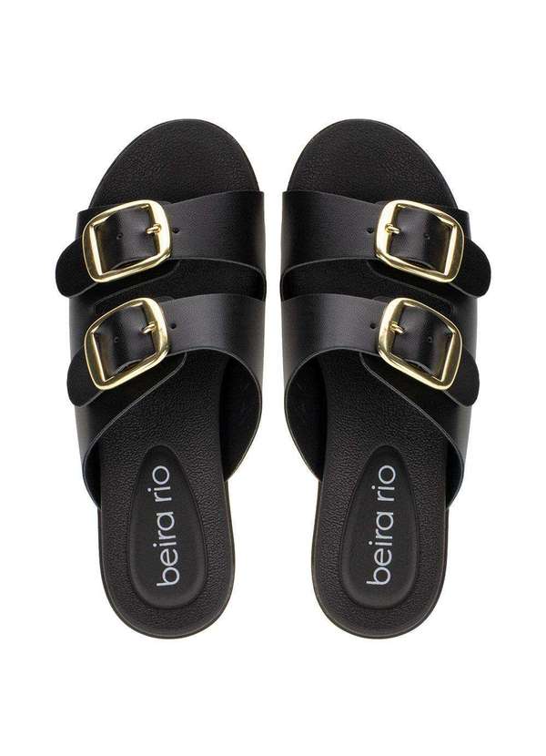 Beira Rio - Sandália Feminina Conforto Beira Rio 8387535 - Preto 5