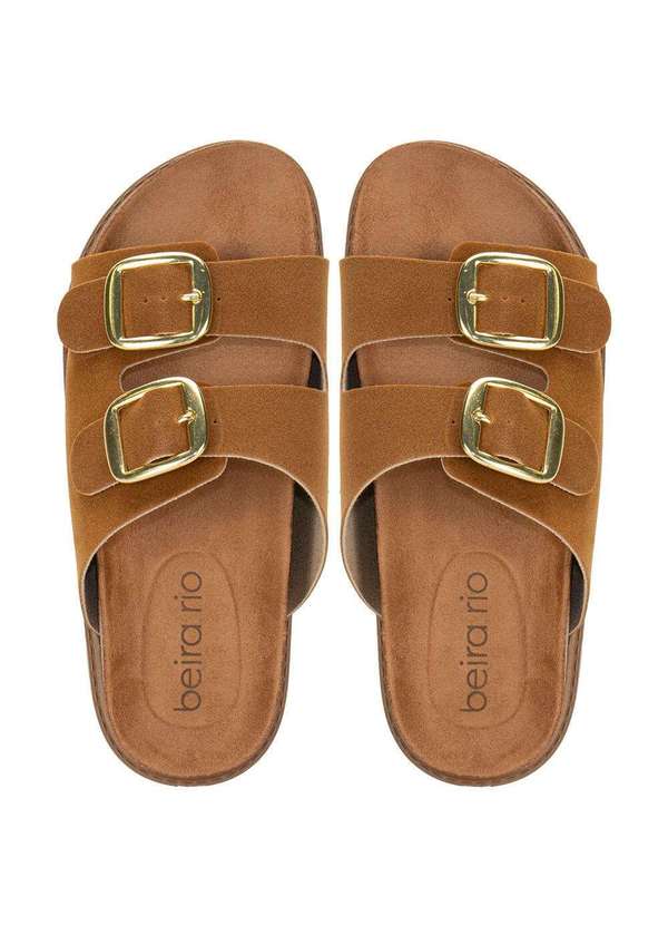 Beira Rio - Sandália Feminina Conforto Beira Rio 8523108 - Camel 5