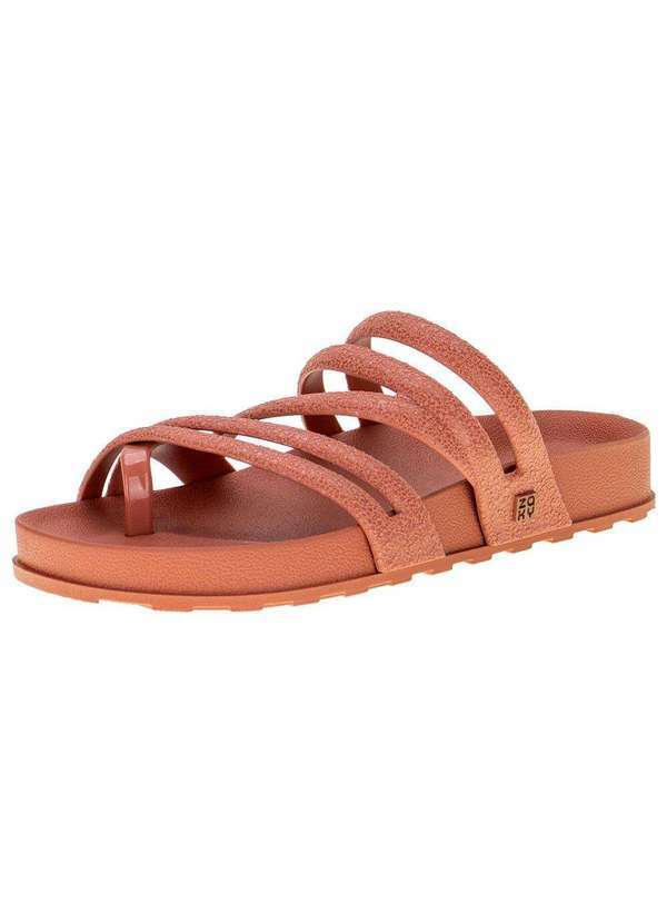 Zaxy - Sandália Feminina Conforto Bold Zaxy - 18876 - Salmão