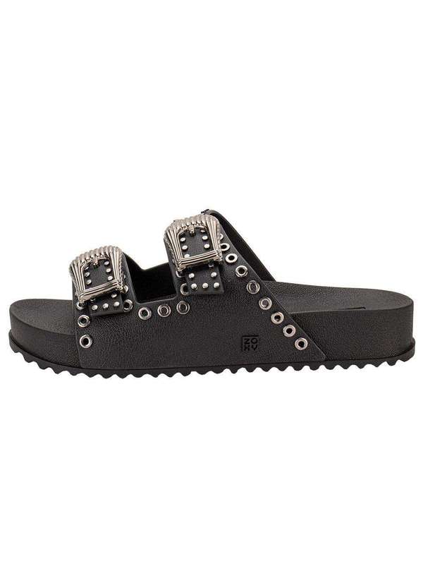 Zaxy - Sandália Feminina Conforto Hold Zaxy 19069 - Preto 2
