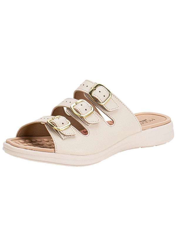Modare - Sandália Feminina Conforto Modare 7174122 Branco/Off