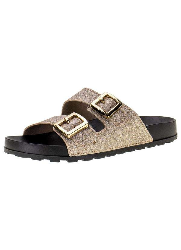 Moleca - Sandália Feminina Conforto Moleca - 5436401 - Ouro