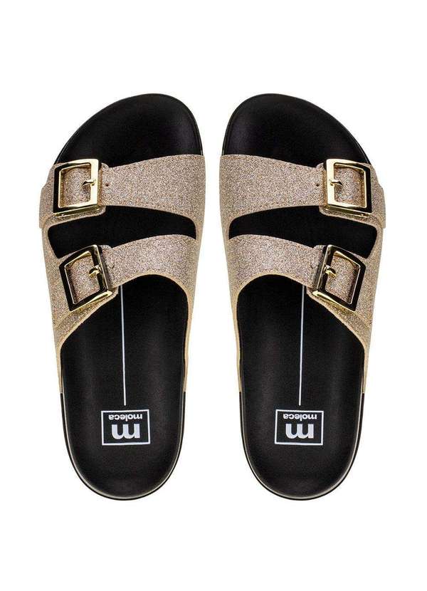 Moleca - Sandália Feminina Conforto Moleca - 5436401 - Ouro 5