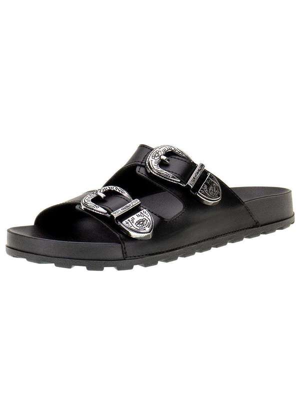 Moleca - Sandália Feminina Conforto Moleca - 5436402 - Preto 01