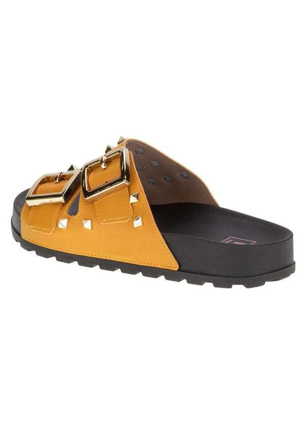 Moleca - Sandália Feminina Conforto Moleca - 5436421 - Amarelo 3