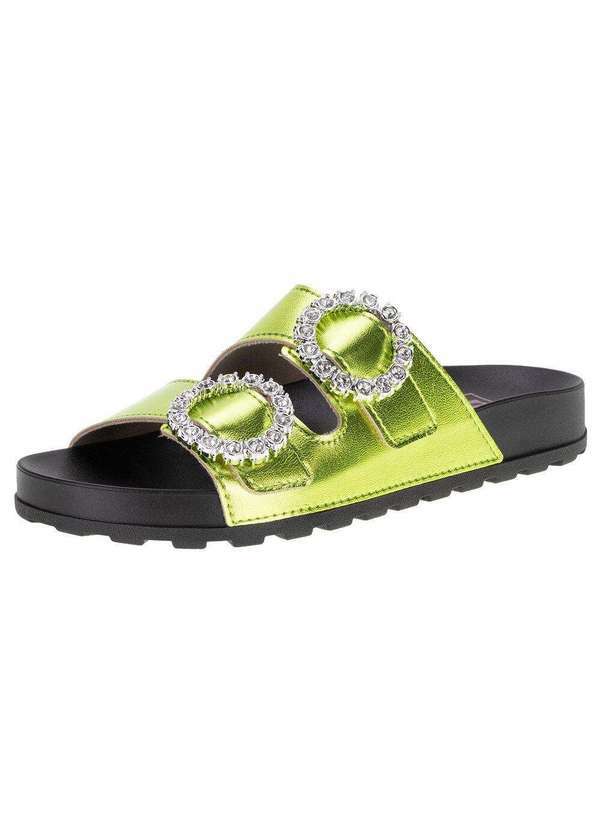 Moleca - Sandália Feminina Conforto Moleca - 5436423 - Verde