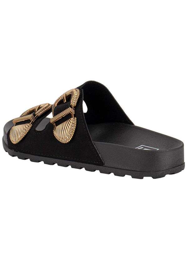 Moleca - Sandália Feminina Conforto Moleca 5436441 Preto/Nobuck 3
