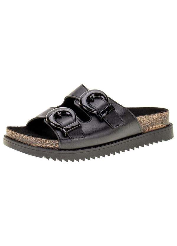 Moleca - Sandália Feminina Conforto Moleca - 5500103 - Preto