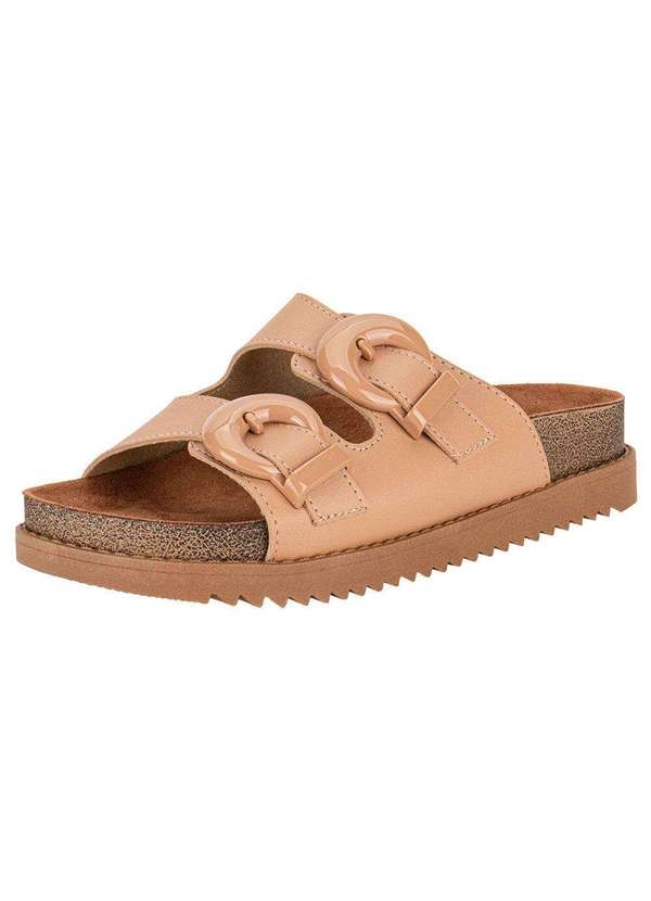 Moleca - Sandália Feminina Conforto Moleca - 5500103 - Salmão