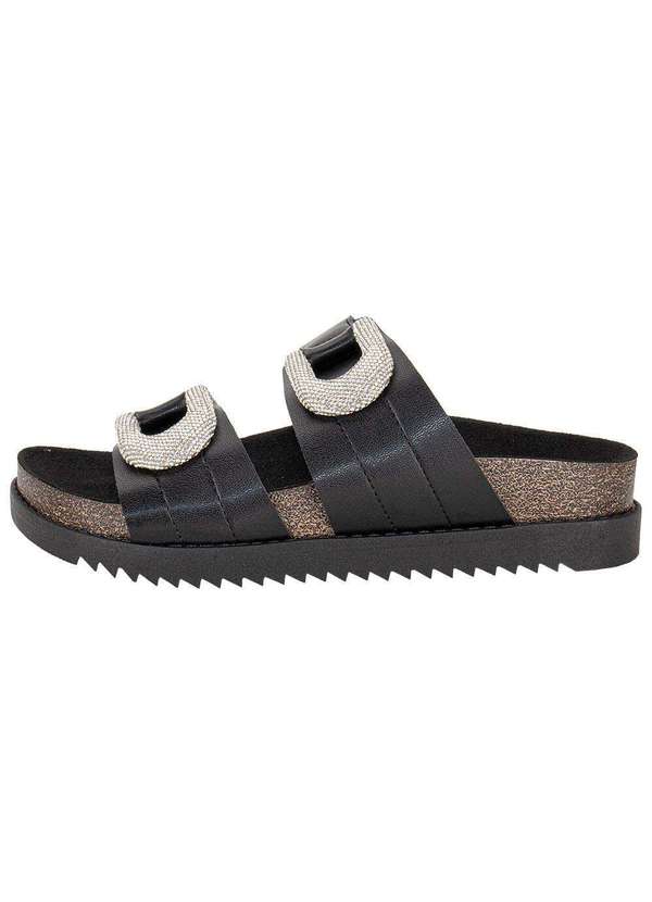 Moleca - Sandália Feminina Conforto Moleca 5500107 - Preto 2
