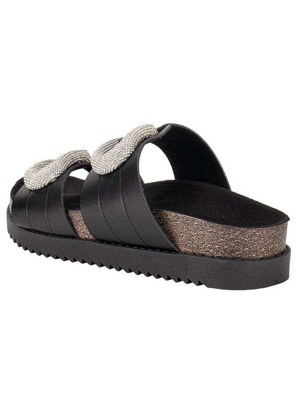 Moleca - Sandália Feminina Conforto Moleca 5500107 - Preto 3