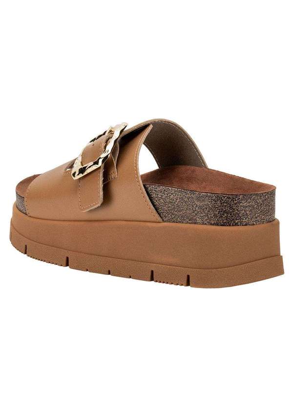 Moleca - Sandália Feminina Conforto Moleca 5513103 - Camel 3