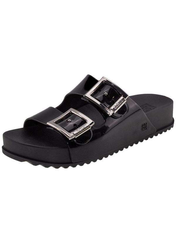 Zaxy - Sandália Feminina Conforto Partner Iii Zaxy - 18063 - Preto