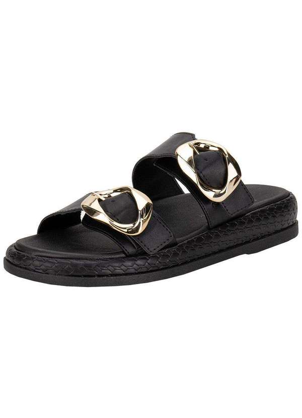 Ramarim - Sandália Feminina Conforto Ramarim 2555204 - Preto