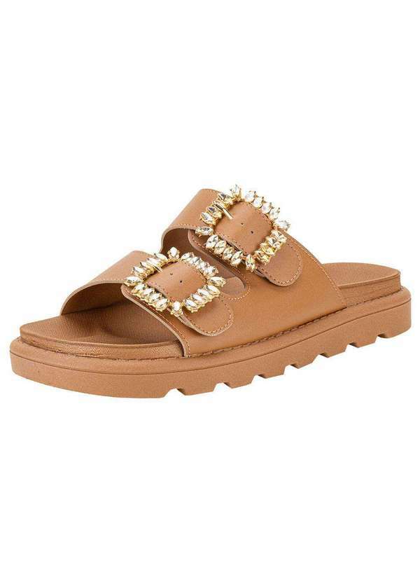 Vizzano - Sandália Feminina Conforto Vizzano 6510106 - Camel
