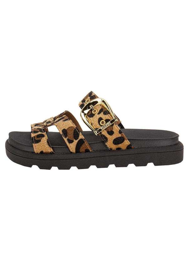 Vizzano - Sandália Feminina Conforto Vizzano 6510110 - Preto/Bege 2