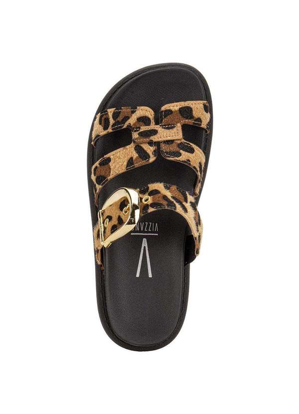 Vizzano - Sandália Feminina Conforto Vizzano 6510110 - Preto/Bege 5