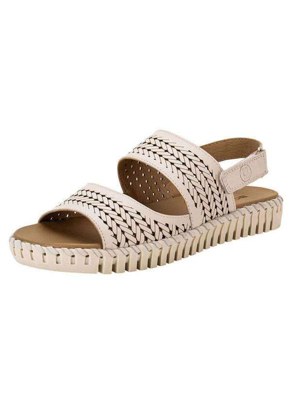 Bottero - Sandália Feminina Flat Bottero 367803 - Marfim