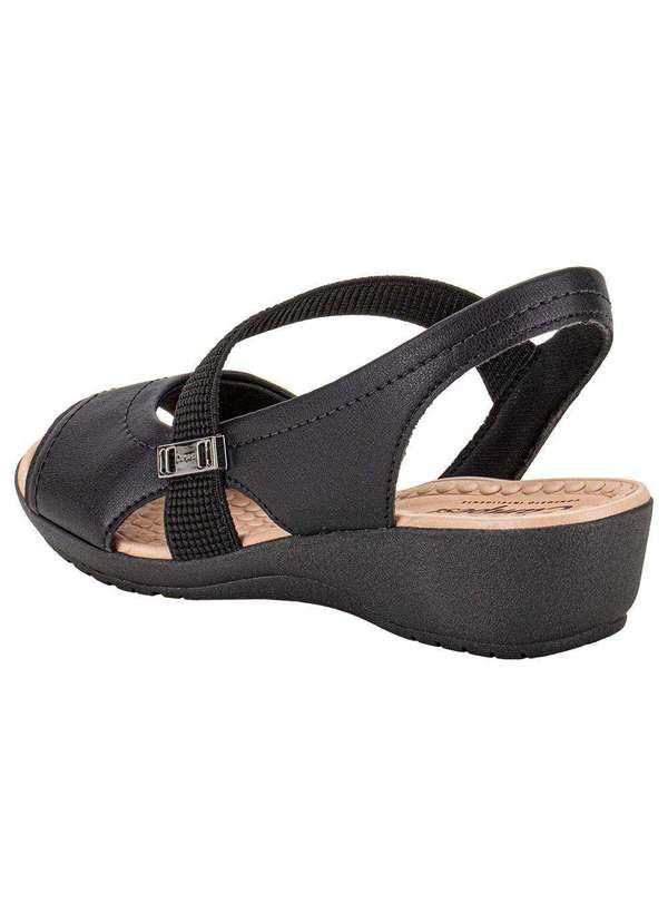 Campesi - Sandália Feminina Flat Campesi Cp081 - Preto 3